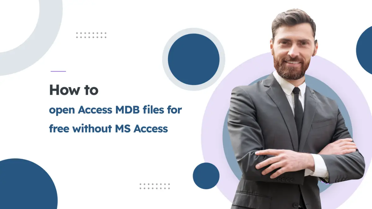 open Access MDB files for free without MS Access