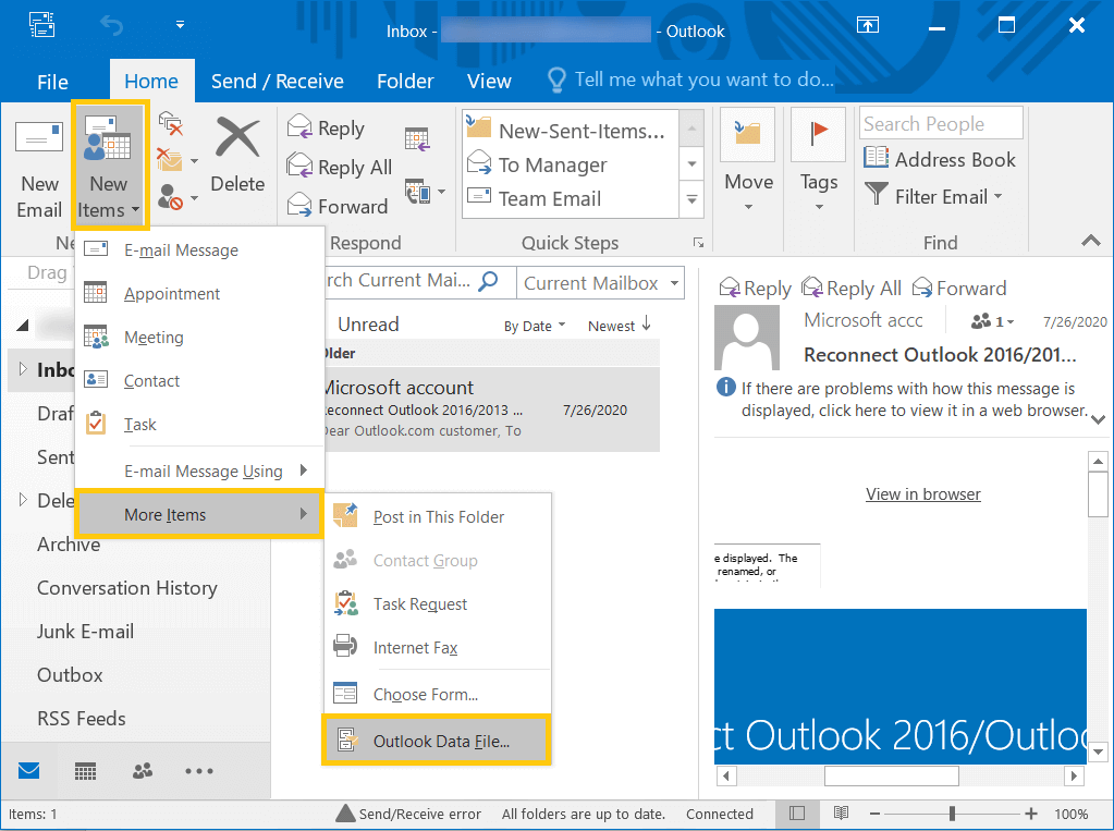 How To View Or Access Archived Emails In MS Outlook